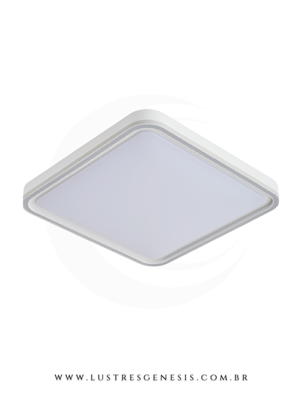 Plafon Moderno Ligna de Madeira - 65cm
